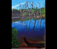   “Reflections 3” Barratt Street Weir, Margaret River  